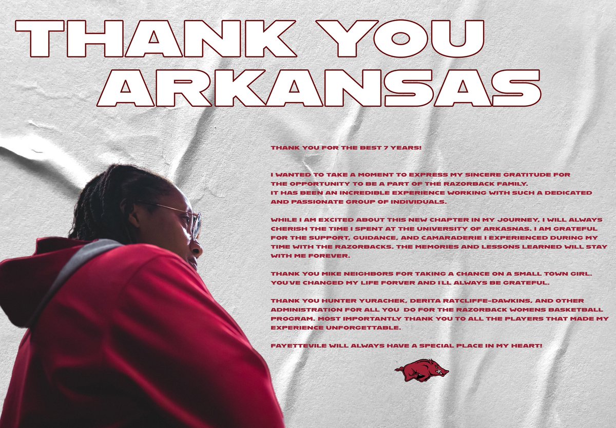 Thank you Arkansas…