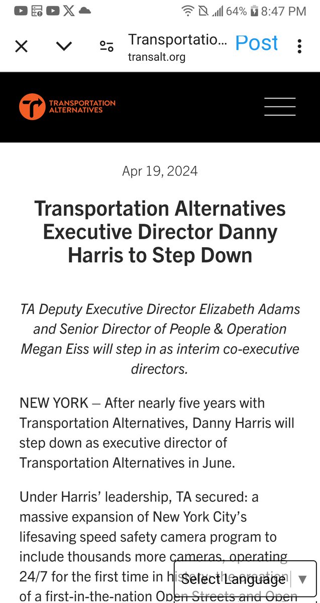 @DinnerWed @DannyHarris_TA @CitiBikeNYC Here you go. Happened yesterday. You think they would have announced this @ElizabAdams is in charge. This is going to get funnier