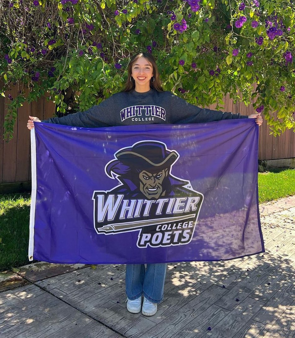 MtEdenSoftball's tweet photo. Big Congrats to our c/o 2024 OF/P Andrea Toledo for committing to @WhittierCollege to continue her educational and athletic career.

We’re proud of you and cannot wait to see what you do in SoCal!  

@EastBayTimes @BayAreaMaxPreps @CalHiSports @49erscalhi https://t.co/ZzlA45ZQ3p