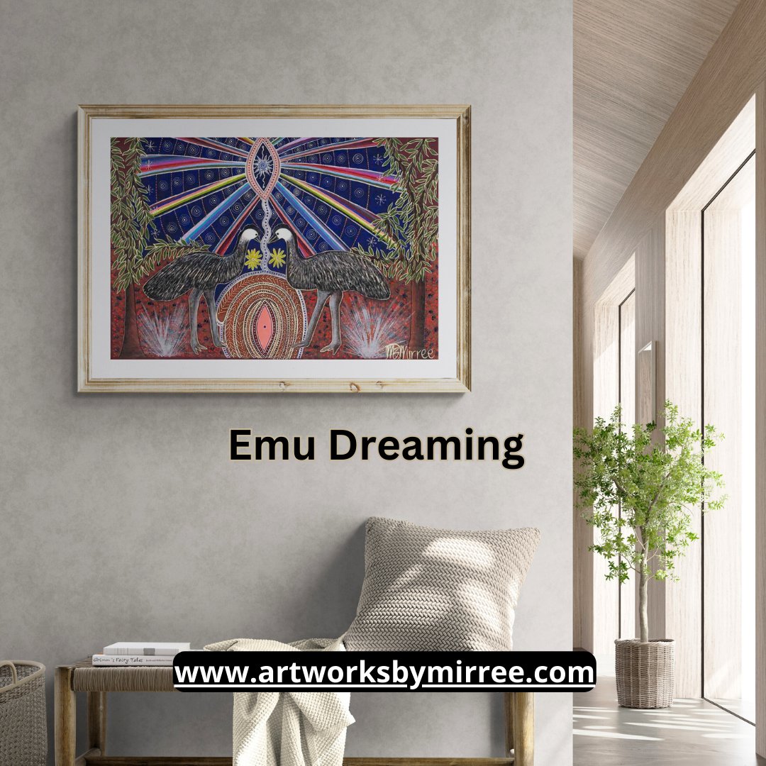 Dreamtime Collection is now available - make me an offer, visit us online today, featuring award winning @artbymirree #indigenous #contemporaryart #artcollectors #Australia #birds #BirdsofAustralia #australianbirds #wildlifeart #birdart #artcollector #fineart #owl #koala