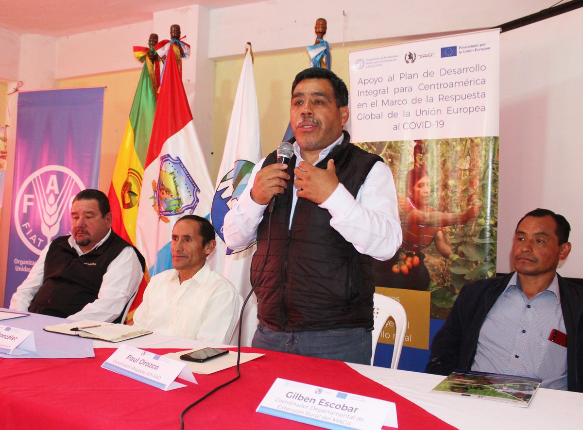 Recientemente el Proyecto de Apoyo al #PDI, realizó el diplomado de manejo del #CultivoDeTruchas, dirigido a productores de organizaciones de las comunidades de Sibinal, San José Ojetenam, Tacaná, Tajumulco, Comitancillo y San Marcos.

🤝#UEGuatemala @FAOGuatemala @MagaGuatemala