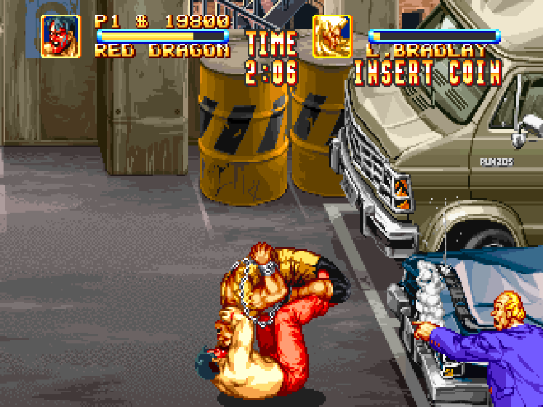 BuscandoElWarp's tweet photo. El juego del día: #3CountBout (#NeoGeo)
Creador: #SNK 1993
Esta sí que es "Lucha libre" tanto arriba del cuadrilátero como en las calles, lánzate por los aires, sigue la pelea debajo del Ring y aplica las mejores llaves para demostrar que eres digno de ser el campeón de la SWF. https://t.co/u1BftOK63V
