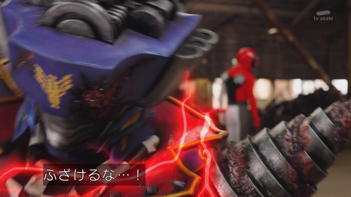 マッドレックス隊長ブンレッドに惚れ込みすぎ #nitiasa #ブンブンジャー