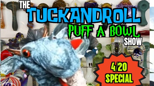 HAPPY #420day 💨🌿🔥 Tonight! On the #TuckandRoll Show! 🐲Puff blazes it up! And chaos ensues!😱 Bring your bong and your 'peanuths'! 🥜 ⏰️7pm west/10pm east #Gitsum #CottonConnection 👇👇👇👇👇👇 youtube.com/live/HrfIblb0w…