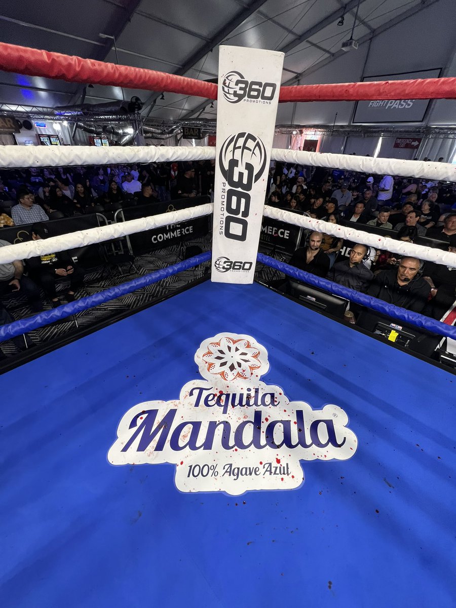 The blood is flowing in the ring like the @tequilamandala at the bars. Fights are 🔥🔥🔥 now live on @UFCFightPass live from @CommerceCasino 🥊