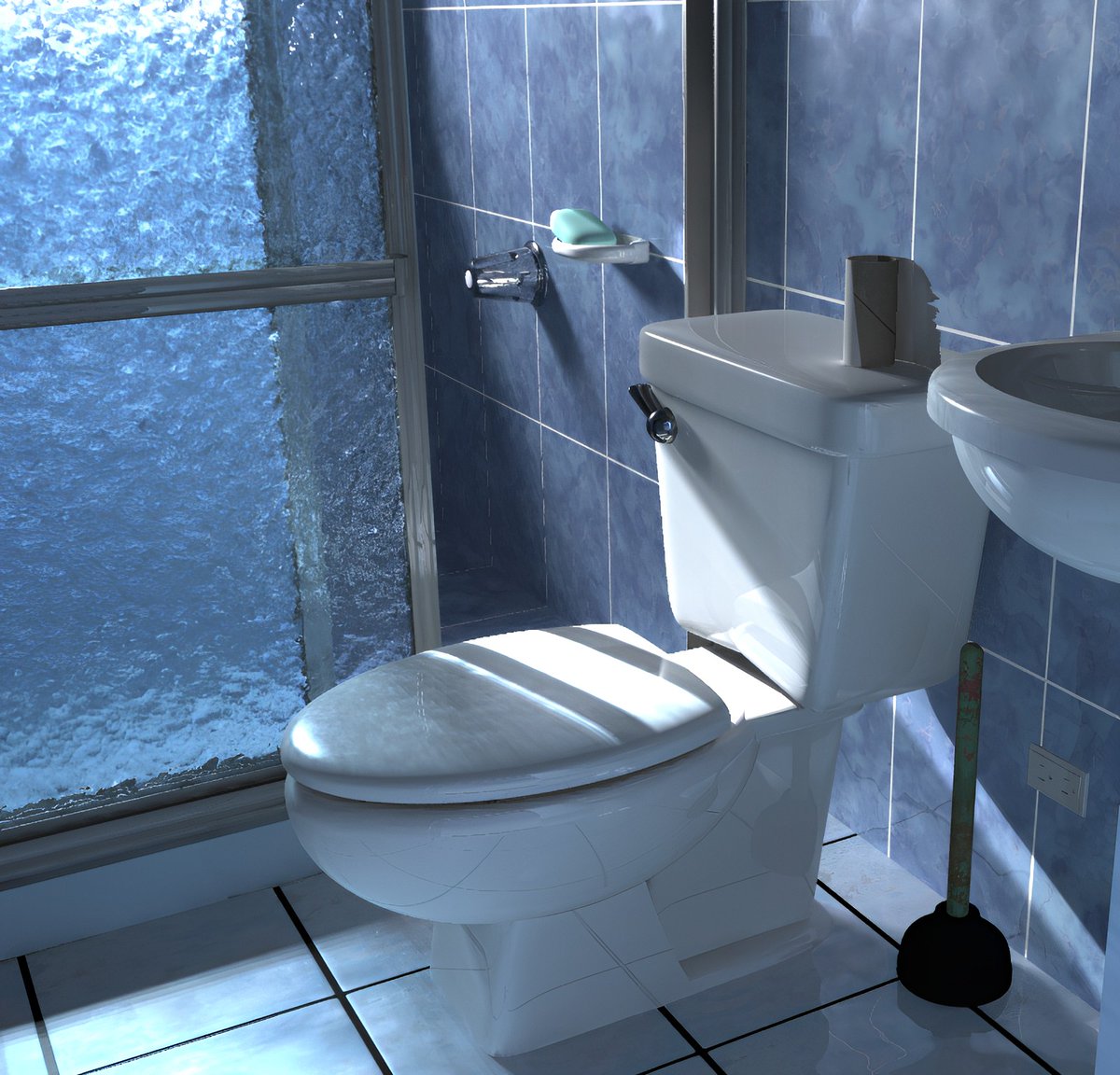 Old-School 3D Renders tweet media