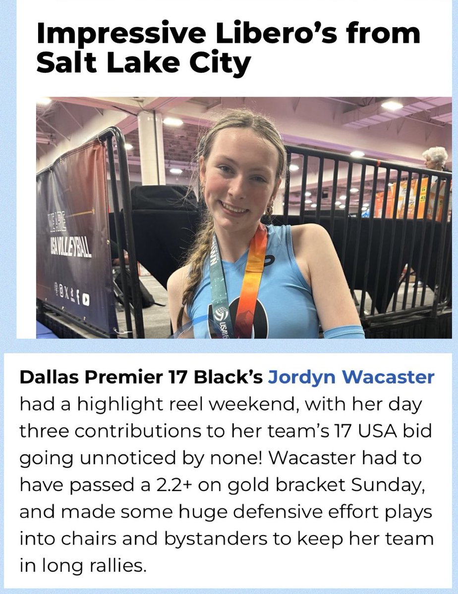 Jordyn Wacaster (@jordynw2025) on Twitter photo Thank you <a href="/PrepVolleyball/">PrepVolleyball.com</a> for the article! <a href="/wehs_volley/">Wylie East Volleyball</a> <a href="/Lion_Volleyball/">A&M-Commerce Volleyball</a> <a href="/dallaspremier/">Dallas Premier</a> Thank you <a href="/PrepVolleyball/">PrepVolleyball.com</a> for the article! <a href="/wehs_volley/">Wylie East Volleyball</a> <a href="/Lion_Volleyball/">A&M-Commerce Volleyball</a> <a href="/dallaspremier/">Dallas Premier</a>