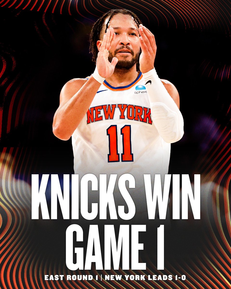 KNICKS TAKE GAME 1 AT THE GARDEN 👏