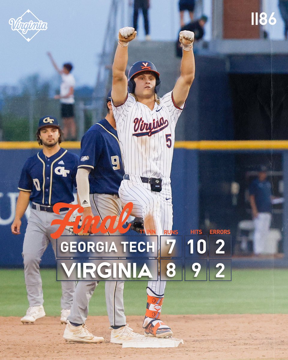 All square.

Rubber match ➡️ Sunday 1 p.m. #GoHoos