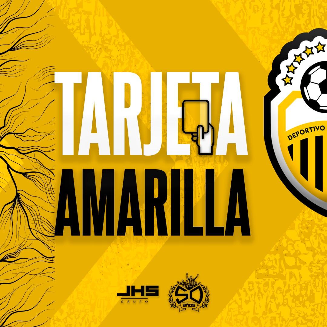 [⏱️90+7'] | #DLG 1-0 #TAC | Carlos Vivas recibe cartón amarillo  #LigaFUTVEMovilnet 🏆🇻🇪

#VamosTáchira 🌎💛🖤