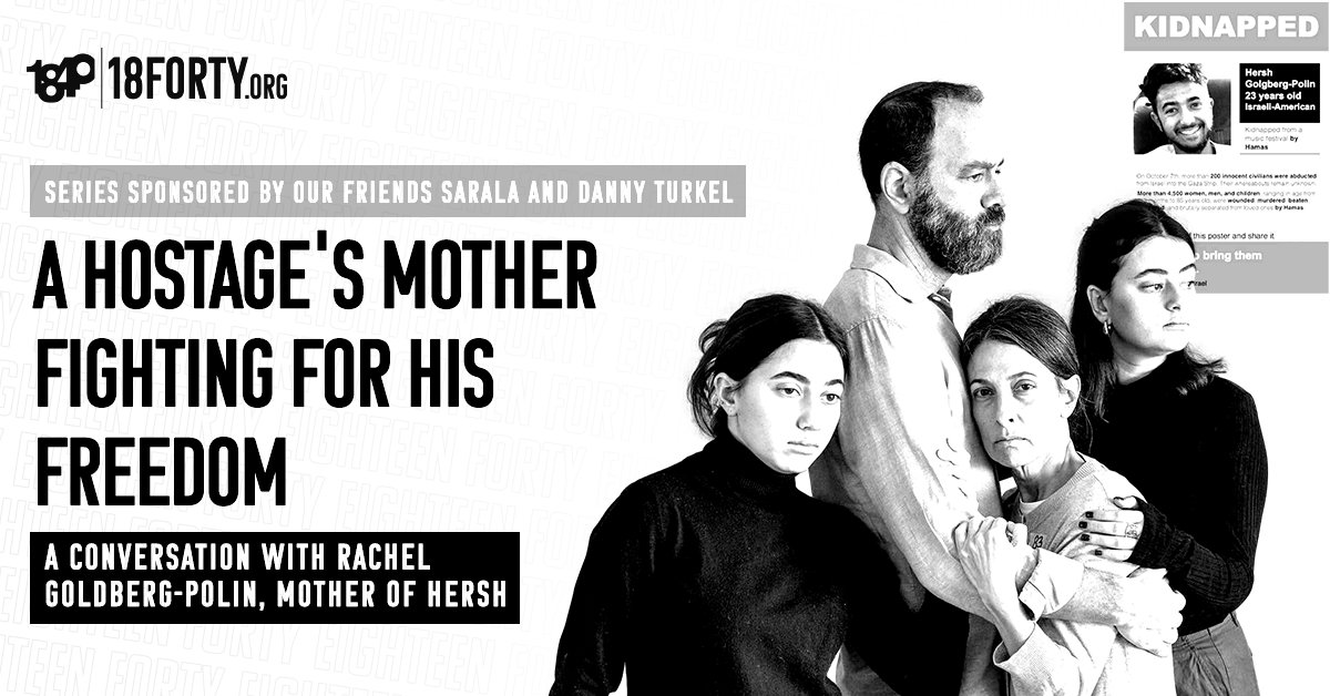 🎙️ Rachel Goldberg-Polin in Conversation🎙️ We spoke with Rachel Goldberg-Polin, whose son Hersh was kidnapped by Hamas and is still held hostage in Gaza, about heading into Passover with her son still in captivity. Start here: bit.ly/4aHwQxD