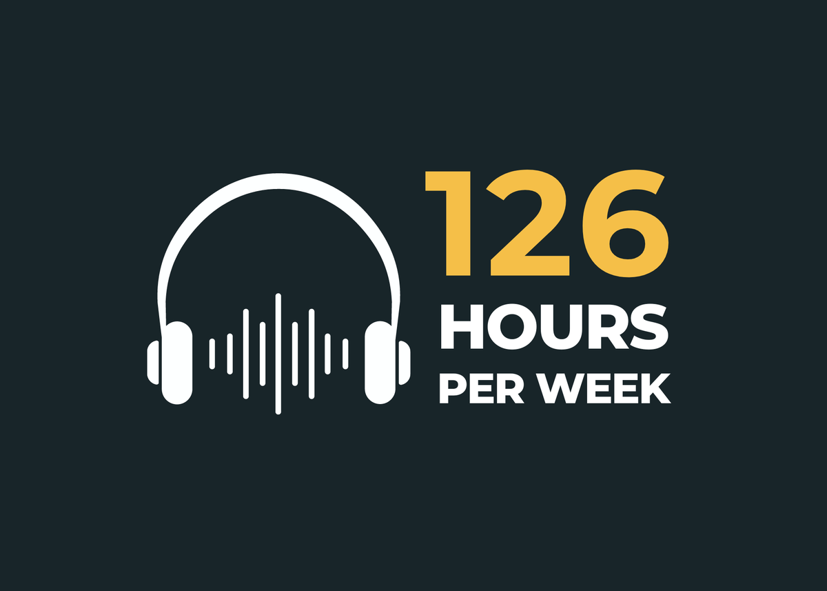 126 hours. That’s the number of hours of original programming CKUA shares each week. All these hours are curated with care by real people. Your donation makes this authentic musical experience possible. Learn more: ckua.com/thetimeisnow/