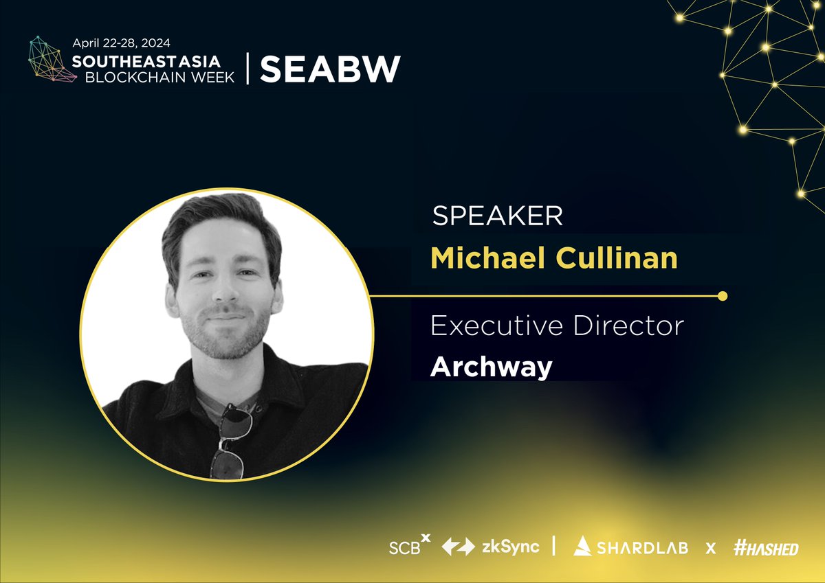 🌟 Introducing Michael Cullinan @gangstermic, Executive Director of Archway Foundation @archwayHQ!

Michael's involvement with Archway began with the Tendermint team, where he incubated Archway to foster a more equitable distribution of value within blockchain ecosystems.