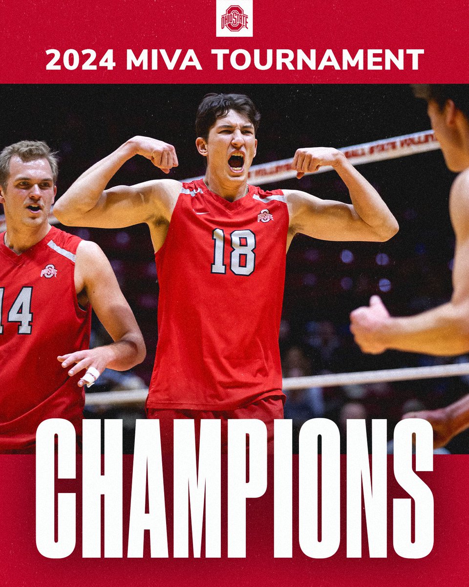 The Buckeyes have now won 19 MIVA Tournament Titles. #GoBucks