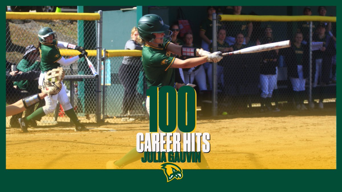 FSU_Falcons's tweet image. Gauvin joins the 100-hit club!