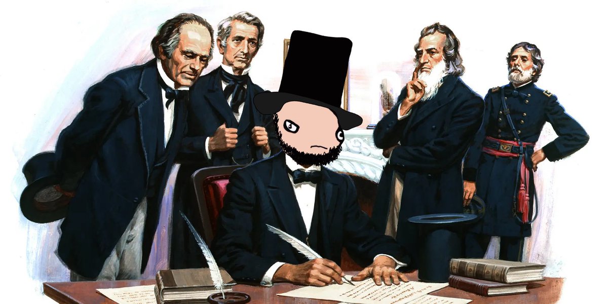Signing the Emancipation from Proverty Bill