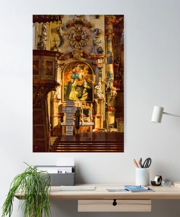 I SOLD a poster with my 'Inside Friedrichshafen Church Germany'. Thank you buyer from Illinois, USA! :)

redbubble.com/shop/ap/609030…

#church #friedrichshafen #germany #decorativearts #travelphotography #artprintsforsale #giftideas