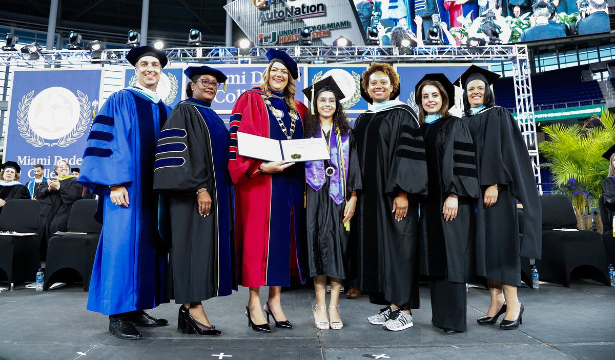 mdcpresident's tweet photo. I'm thrilled to celebrate the exceptional achievements of our Board of Trustees Scholarship recipients: Natalie Gelman of Kendall Campus and Mateo Medina of Padrón Campus. Your dedication to excellence sets a high bar at MDC. Bravo! 🎓 @mdcollege #MDCGrad https://t.co/DkRXG5rIQq
