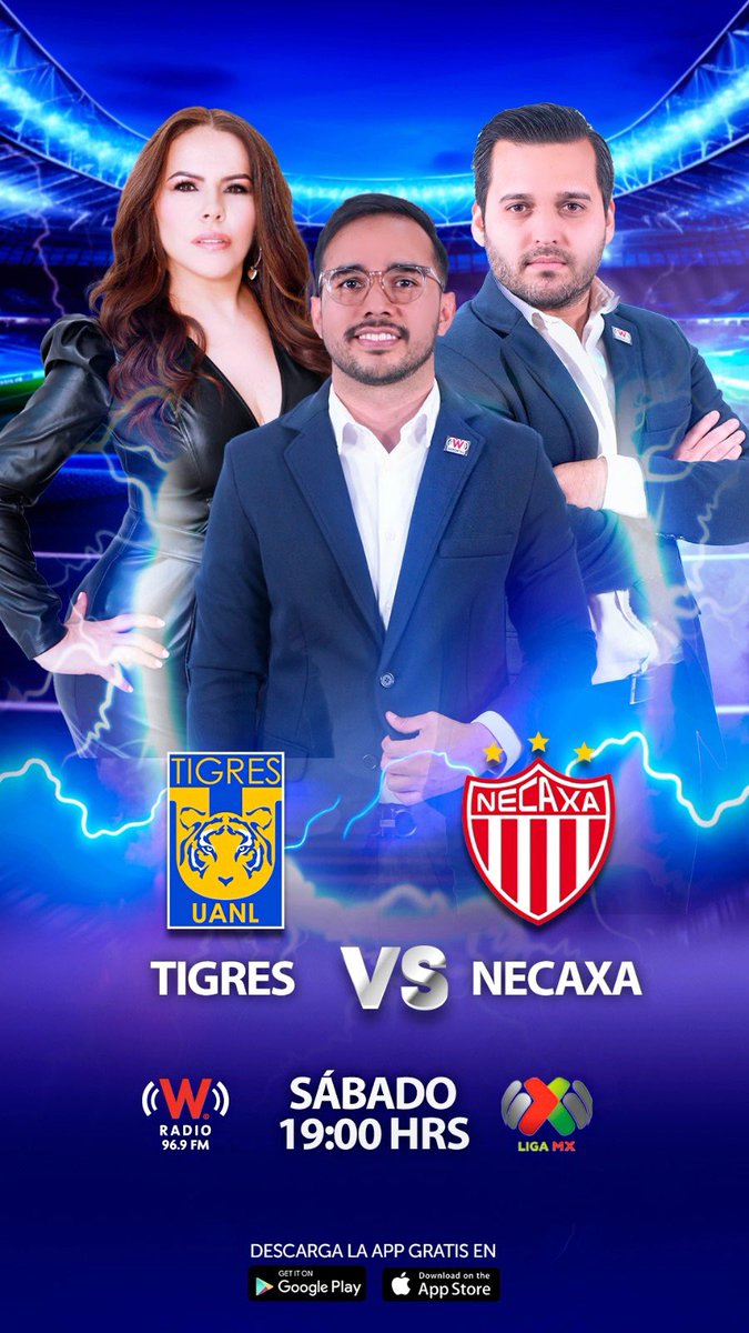 GabyElizalde's tweet photo. Estamos en el partido de Togres vs Necaxa @LoboMorales_  Alex López y yo en @WRADIOMexico https://t.co/KPzvrZkAjI