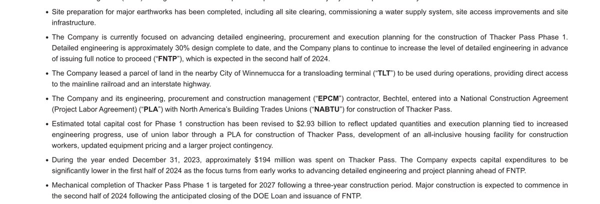 A 3billion USD project and a surprise Cap Raise at 25% discount and you think it a 'buy?' Crap. If it was great raise, GM or alike would have been included.  Phase 1 by 2027, add another billion to the Capex. What another 25% on the bottom line. @globallithium this is shit.