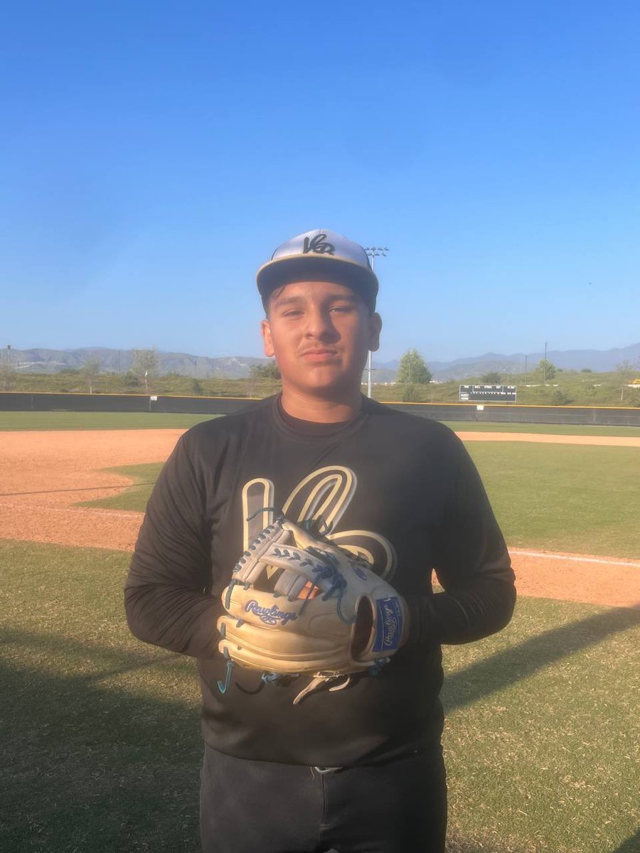 Louie Martinez Vault Baseball Academy 2/3 at the plate with 2 RBIs; came in and closed the game to lead his team to a 5-3 victory. ⁦@ProspectWire⁩ ⁦@PW_NextGen⁩ #PWPoG #PWBaseball 🌊⚾️