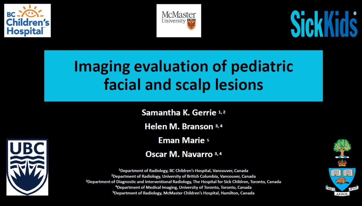 SKPedRadFellows's tweet photo. Congratulations to our faculty Drs Samantha Gerrie &amp; Helen Branson, &amp; our former fellow Dr Eman Marie, now at @mch_childrens in Hamilton, Ontario, for winning the Caffey Award – Best Educational Poster on "Imaging Evaluation of Pediatric Facial and Scalp Pathologies" at #SPR2024 https://t.co/ZKoTS3mueX
