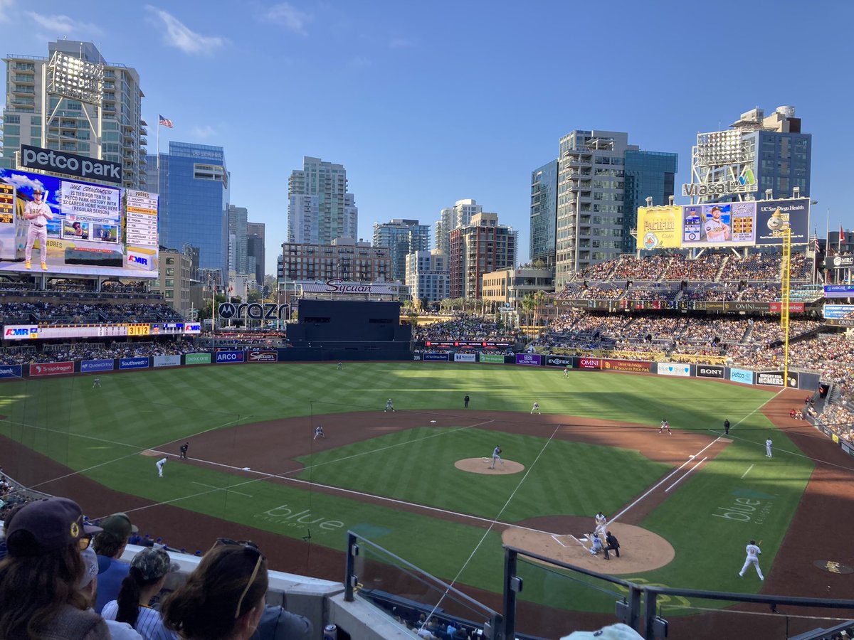 dpclary's tweet photo. Tonight’s view @Padres https://t.co/dHjD0oj1yd