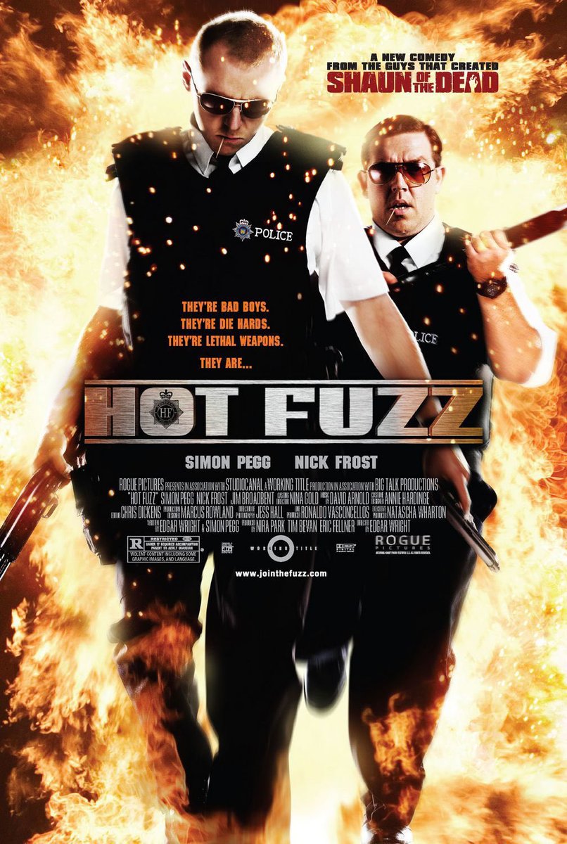 🎬 ‘Hot Fuzz’ opened in U.S. theaters 17 years ago, April 20, 2007