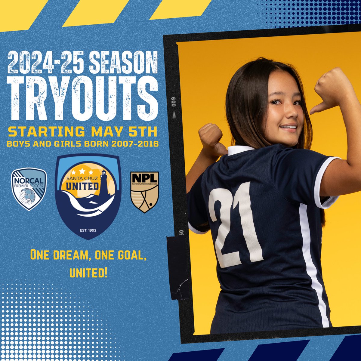 santacruzutdfc's tweet image. 📢🌱
Be a part of something extraordinary! Santa Cruz United FC is thrilled to announce open tryouts. Don&apos;t miss your chance to be a part of this remarkable journey. Visit the link below for more details and registration info.
🔗 bit.ly/4b3ksb5  
#santacruzunitedfc