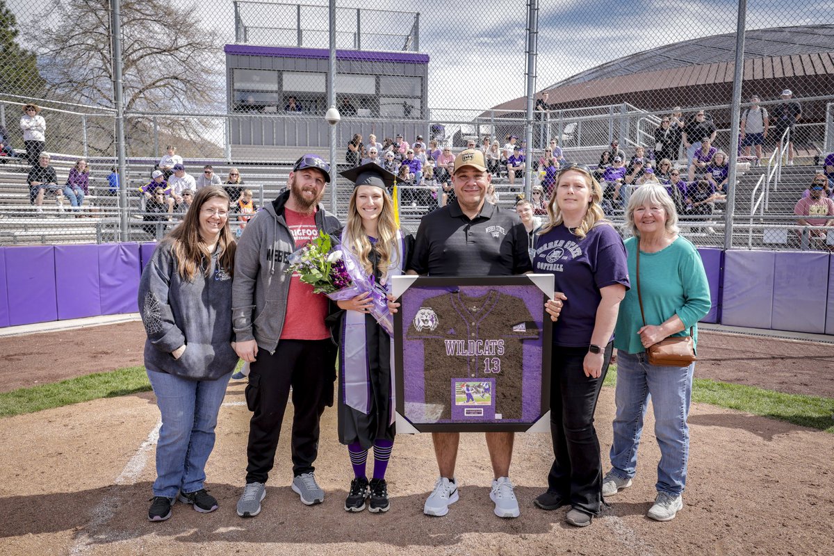 Celebrated our seniors today 😊💜⭐️ #WeAreWeber