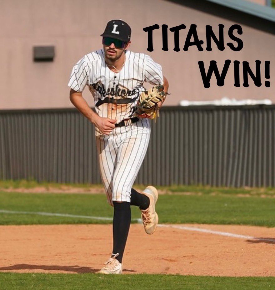 Titans sweep the double header and win the series two games to one! On to round 2!! 
#TitanUp #TeamToughTrust #StayWithUs #BlindersOn