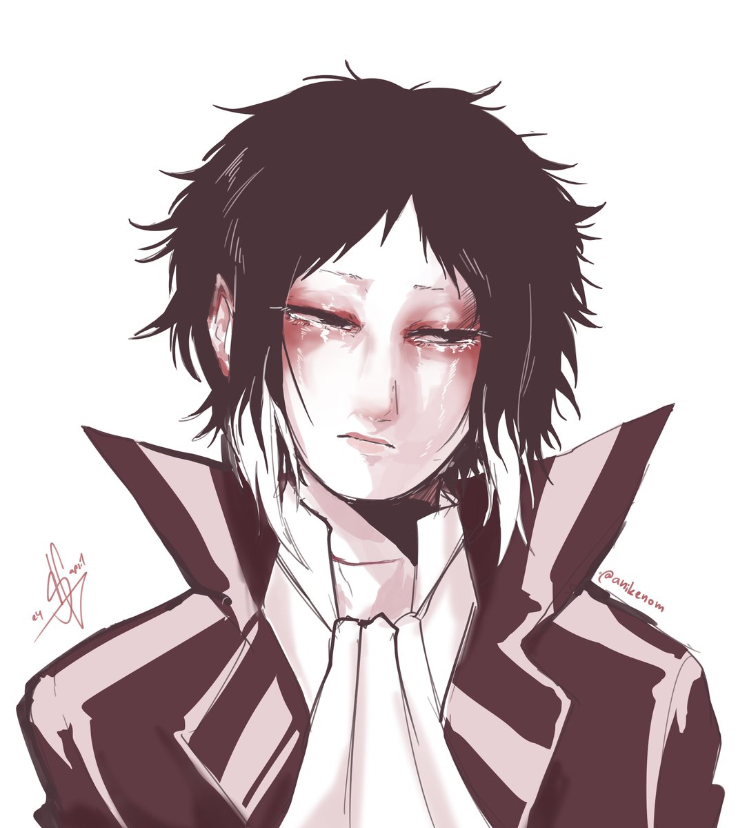 silent tears 

timelapse in replies 💕
#bsd #bungosd #bsdtwt #akutagawa