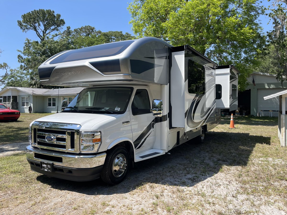 Today was delivery day…. 😬 #camping #glamping #rv #gorving #thegreatoutdoors #motorhome #ford #fordmotorcompany #godzilla