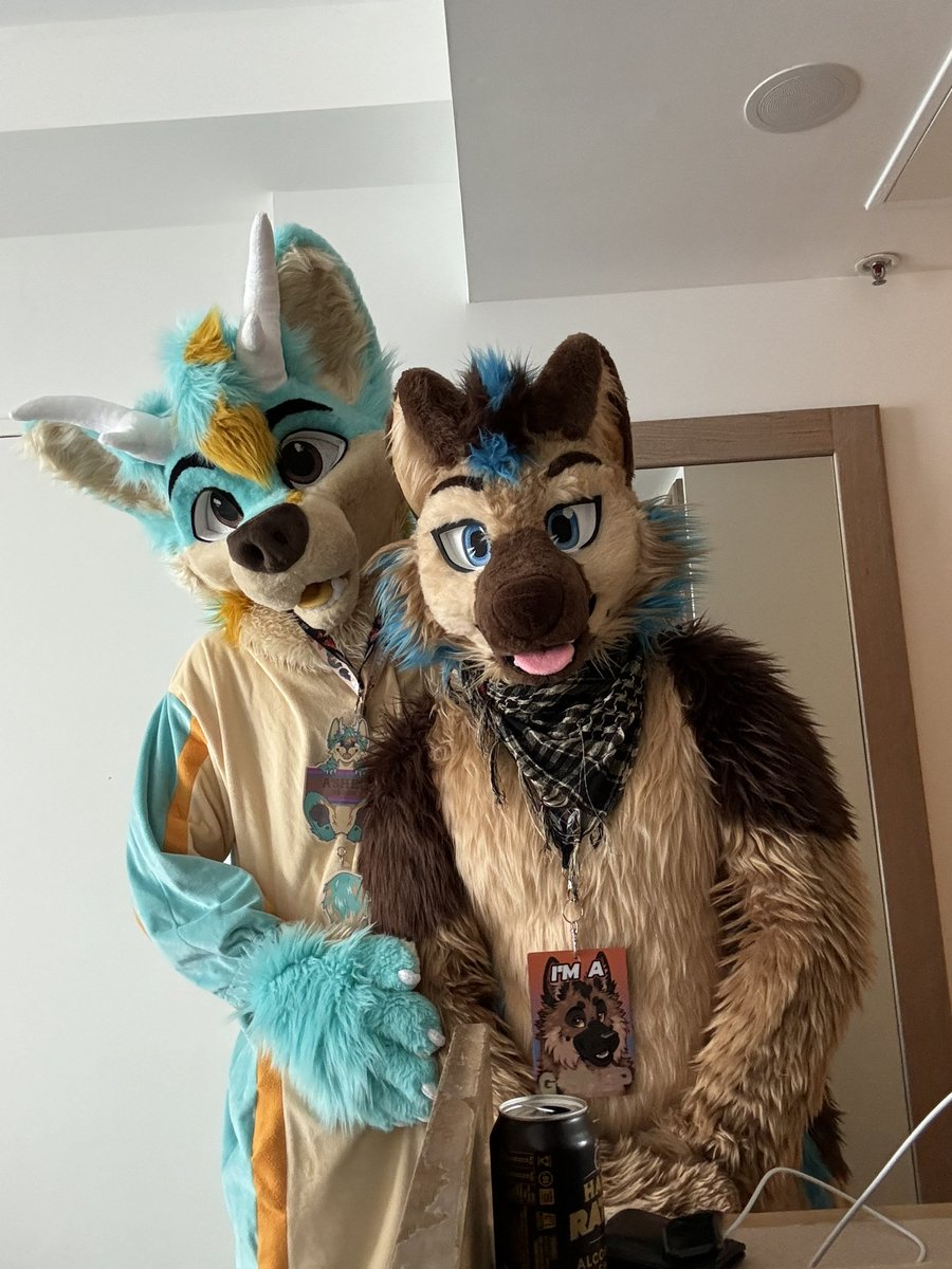 Fudu Ranger Ready for the last day @FurDU 🐶 - @ranger_shep