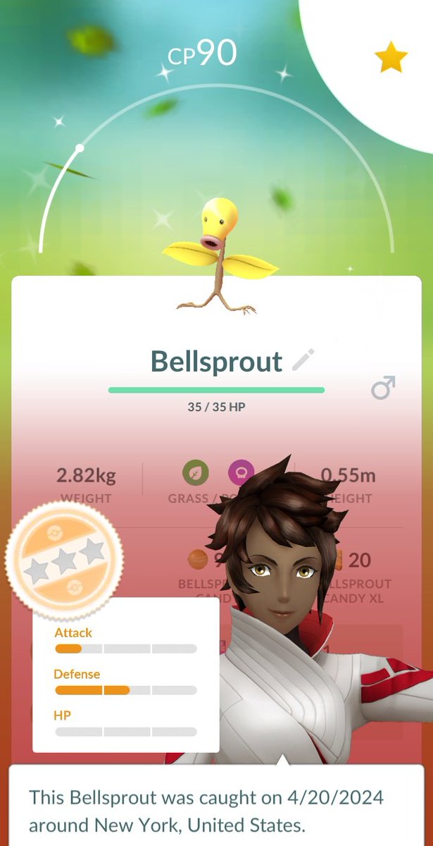 ROJOSHEHULK's tweet photo. Hi #Bellsprout 🟡🌕🌝💛🌼
💫❤️🔥🍓💎🌬️🌸
#poketrailz
#PokemonGOCommunityDay
#PokemonGOApp
#NianticAR https://t.co/vfaGpnBH44