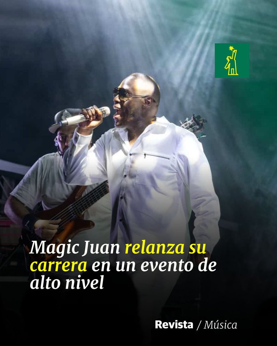 DiarioLibre's tweet photo. ✨ |#RevistaDL| Con esta presentación, el compositor promete volver a los escenarios y mantenerse presente en la vida de sus fanáticos y de nuevas generaciones. 

🔗 https://t.co/7ffnRMBJIP

#DiarioLibre #MagicJuan #PuntaCana https://t.co/j6r4myi2vP