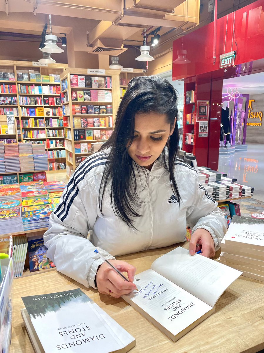 Navreet Sran (@navreet_sran) on Twitter photo Had an amazing time signing books at <a href="/Ombookshops/">Om Book Shop</a>, Delhi in 3 fantastic locations, ✨📚
• DLF Promenade Mall, Vasant Kunj,
• The Great India Place Mall, Noida, &
• DLF Place Mall, Saket.
<a href="/Rupa_Books/">Rupa Publications</a> #DiamondsAndStones #suspense #thriller #novel Had an amazing time signing books at <a href="/Ombookshops/">Om Book Shop</a>, Delhi in 3 fantastic locations, ✨📚
• DLF Promenade Mall, Vasant Kunj,
• The Great India Place Mall, Noida, &
• DLF Place Mall, Saket.
<a href="/Rupa_Books/">Rupa Publications</a> #DiamondsAndStones #suspense #thriller #novel