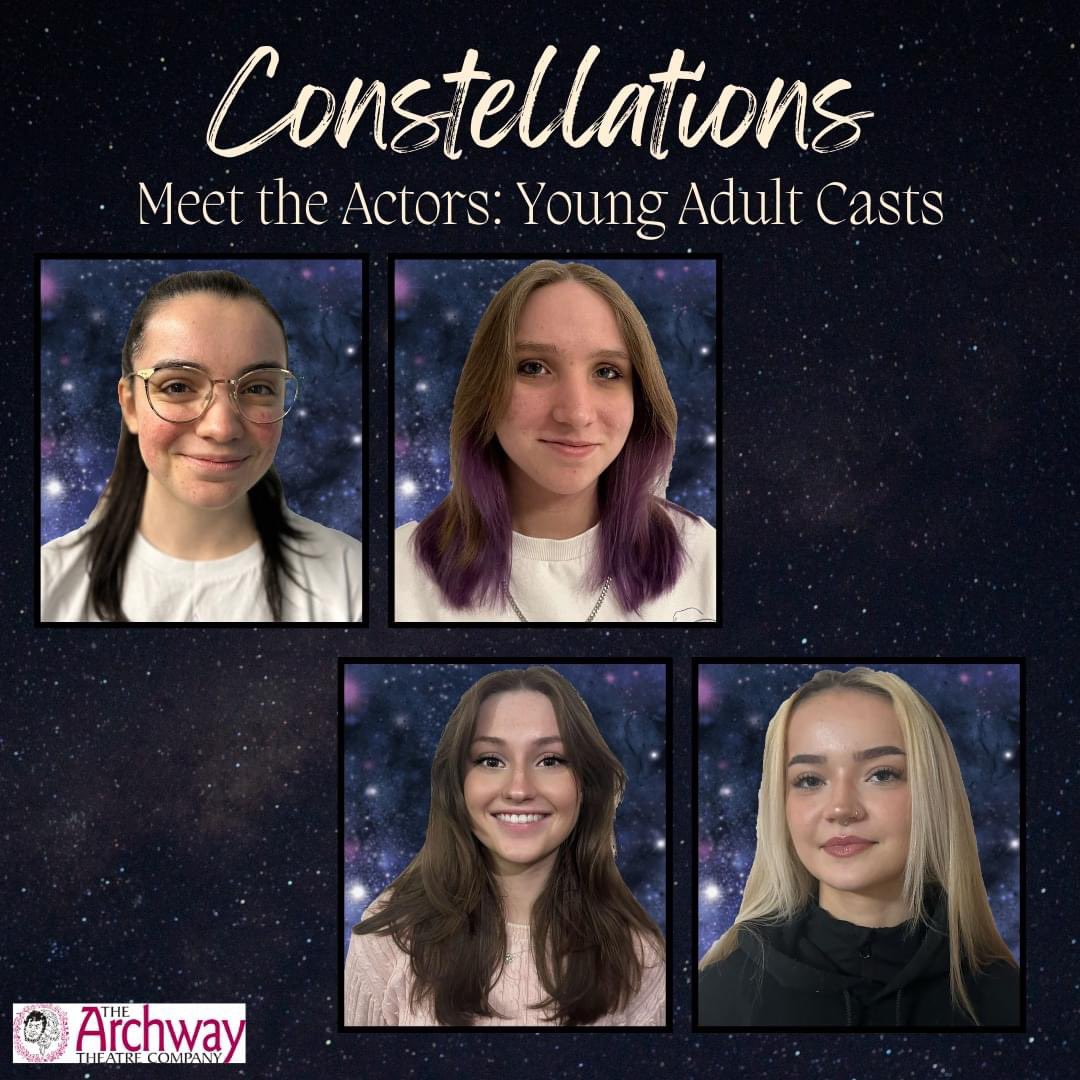 Finally the two Young Adult casts acting Constellations Lorna Flanagan: Marianne; Jenna Simmonds-Wood: Rowan Liv Brown: Riley; Rachel Harrison: Marianne Info/🎟️shorturl.at/cghq5 @PlanetReigate @MeridianFM @BBCSurrey @yourtownreigate @reigate_redhill @reigateuk @Crawley_Obby