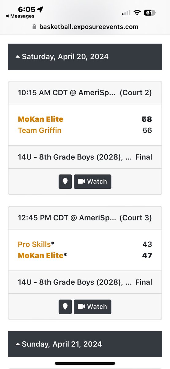 Jr. EYBL Session 1 - Day 2 #mokanelite #jreybl