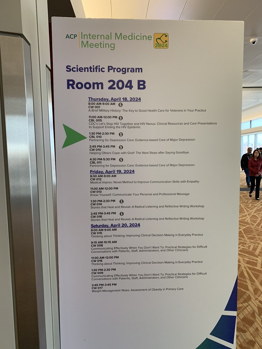 Always a pleasure partnering with @RobertCSmithMD @jphemming @docshilpak @doctorkarly @ShahlaBaharlou @ACPIMPhysicians #IM2024 on “Partnering for #Depression mgt in #primarycare “ an evidenced-based approach @ACPIMPhysicians #IM2024 #IMProud #MedTwitter #MentalHealth