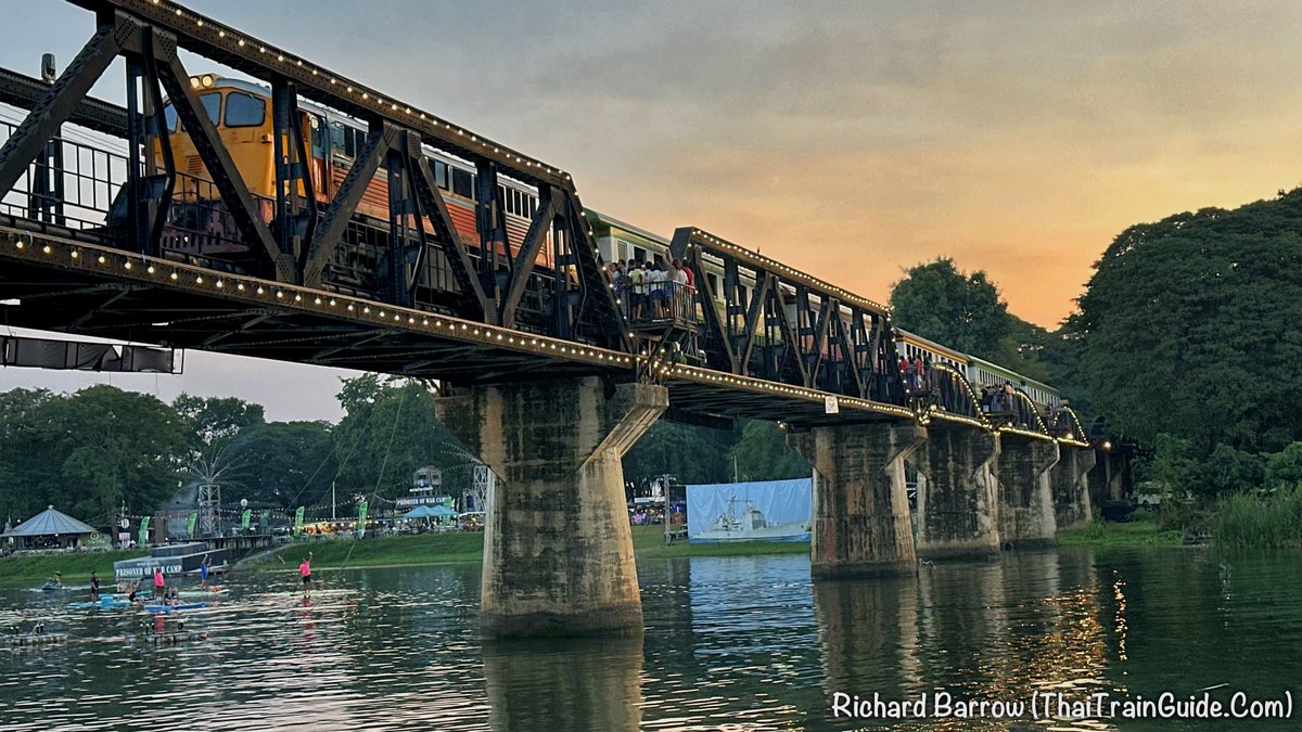 ✅ How to go by train along the Death Railway: thaitrainguide.com/death-railway/… #DeathRailway #Thailand #รถไฟไทย #thaitrain #trains #RailTourism #railway #railfan #railfans #railwayphotography #trainphotography