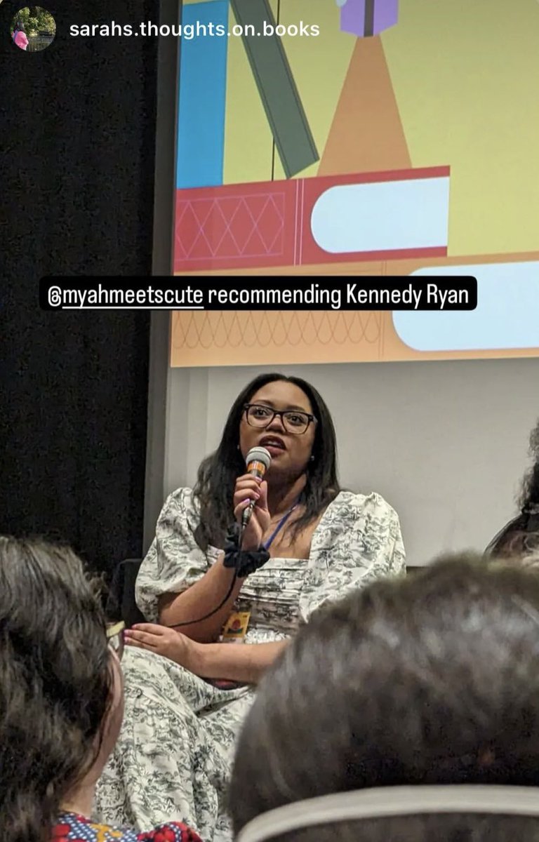 Always singing @kennedyrwrites ‘s praises and today at the @latimesfob was no exception!