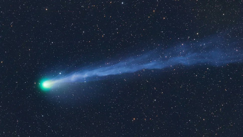 If you have clear skies tomorrow night, don't miss out on seeing the green Mother of Dragons comet. It'll be visible just after sunset, low in the western sky. * For best viewing you may need binoculars
