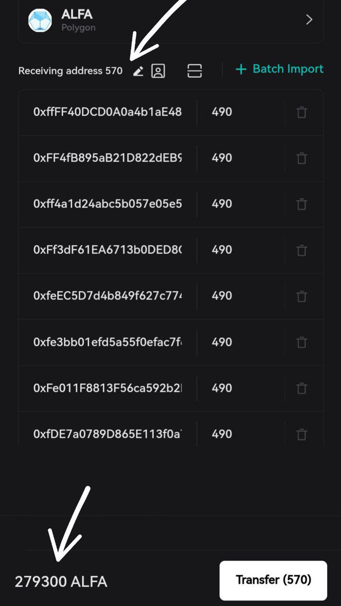 Congratulations 🎉🎉🎉

23st Batch of Withdraw Successful

Total Number of Wallets Received Withdraw ≈ 3835

Total Number of ALFA Tokens Sent ≈ 1,080,350

Let's Go ALFA TO THE MOON 🚀🚀🚀
play.google.com/store/apps/det…

BUY & SELL ALFA Tokens on UniSwap
app.uniswap.org/tokens/polygon…