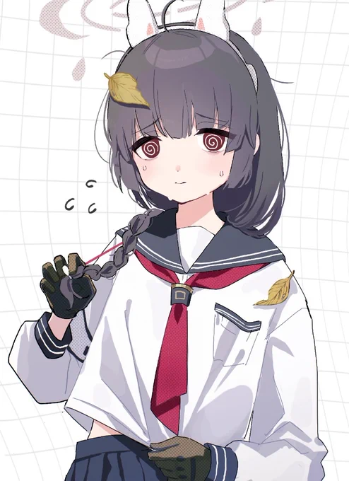 制服交換 #ブルアカ 