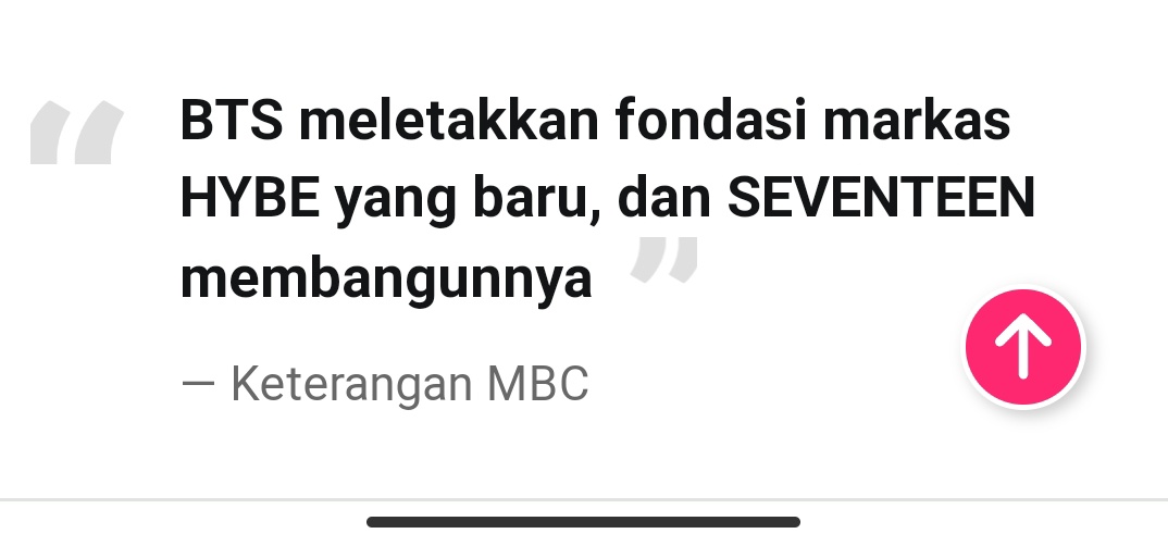 Woy lihat translate full nya ya jingan, gak paham bakor sok-sok pula kau, sementang ada BTS nya berarti nyebut BTS juga gitu 
Mediaplay jelek buat naikin cb, malah bikin oppak lu jelek, karna knetz sekorea bahkan netizen sedunia tau hybe ada Karna siapa