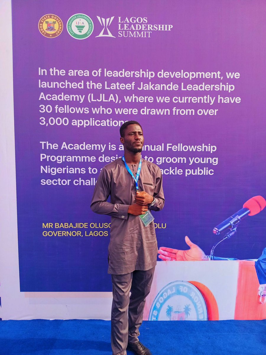 FavourAileru's tweet photo. "Grateful for the chance to attend the Lagos Leadership Summit by @LJLAcademy on April 17th. Huge thanks to @followlasg for providing aspiring leaders like me the opportunity to learn from seasoned leaders #LLSUMMIT2024" https://t.co/JYiMPbpDOn