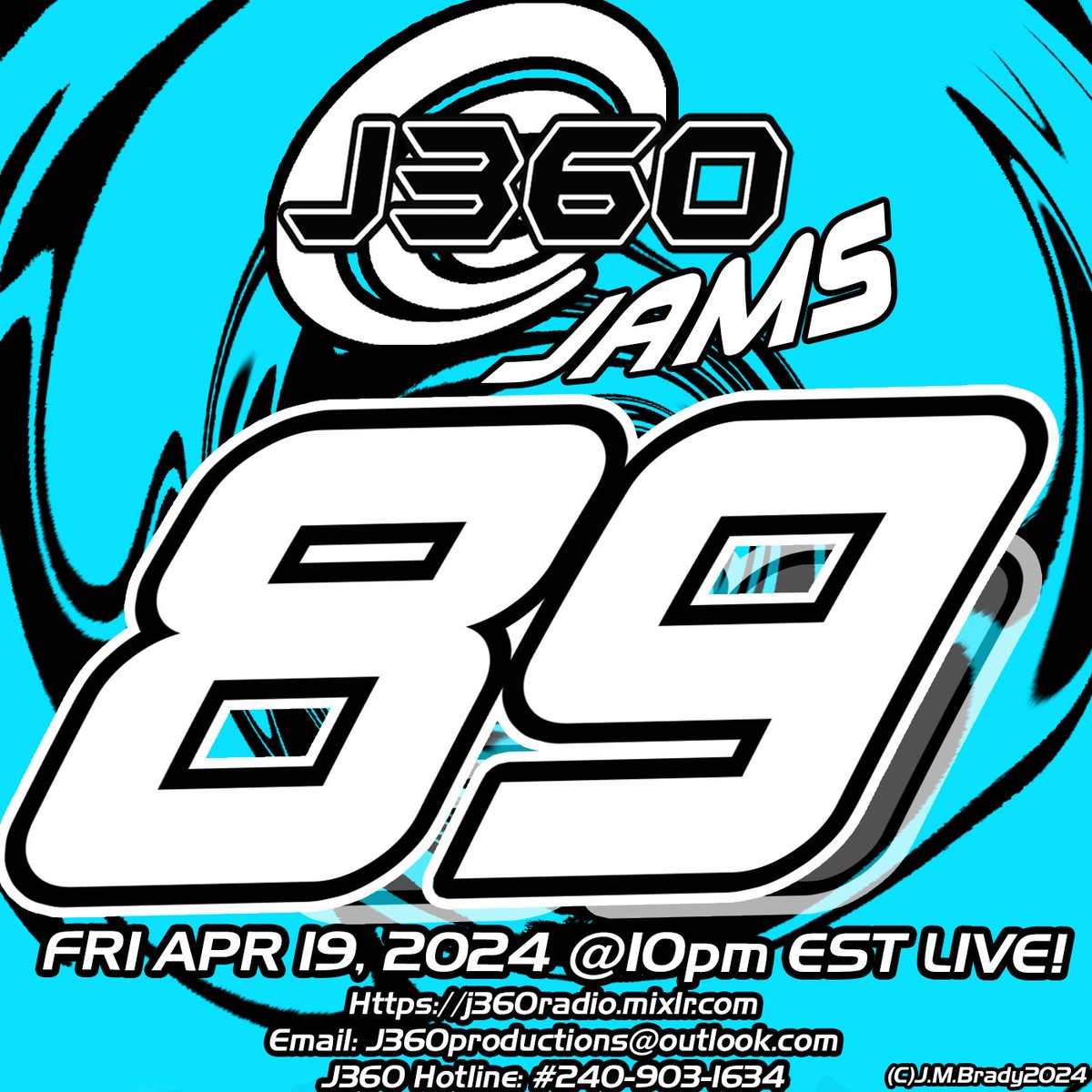 J360 Jams#89
j360radio.mixlr.com/events/3341217
#music #j360radio #musicmix #synthwave #rock #rap #hiphop #supportindiemusic #entertainment #liveradio #newepisode