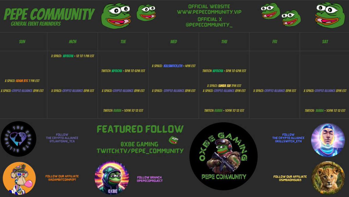One thing I’ve learned throughout my time in #Crypto is that we should avoid chasing green candles, and instead invest in strong communities and projects that continuously build. This is where you will see #1000x gains 🚀 0xBE Pepe Community, #PEPE #RarePepe 🐸🏡❤️ #Bitcoin