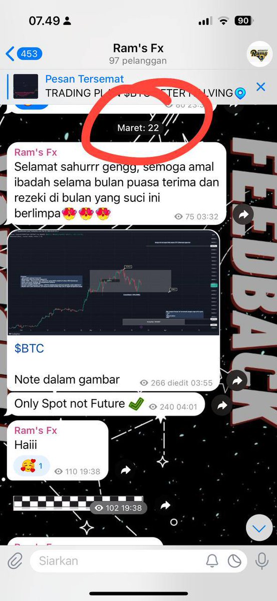 rcfcrypto's tweet photo. Terlepas dari masalah Prof R, gw solo Trader, disini ingin berbagi cerita pengalaman pagi ini ada channel luar yang Copas Outlook pribadi gw, jadi produk indo pun gak kalah kok sama trader luar, cuma mindset kita sebagai trader indo bisa gak ngalahin trader luar!!!

#Crypto 
#BTC https://t.co/sJFnCImKww